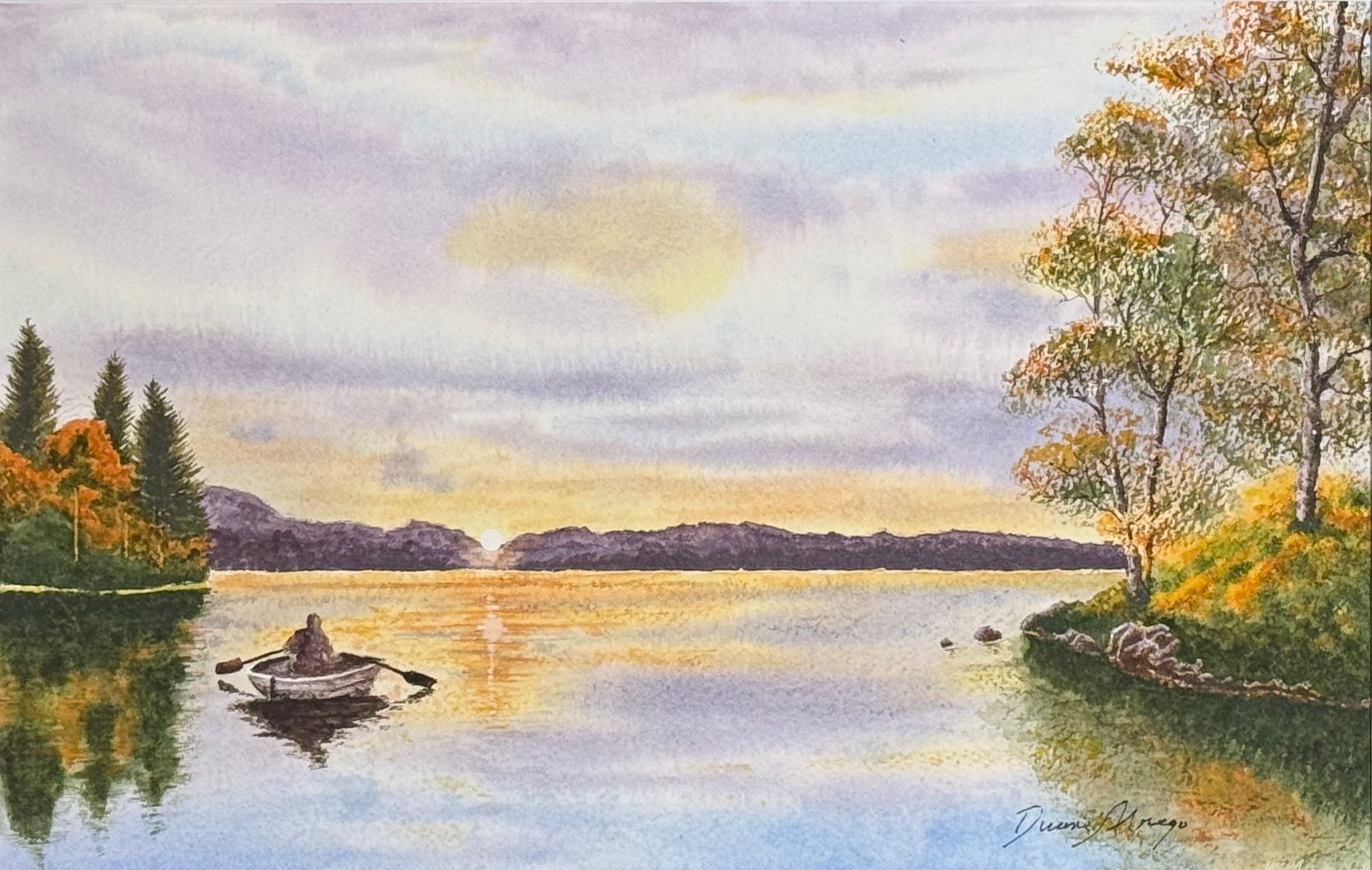 Sunset on the Lake